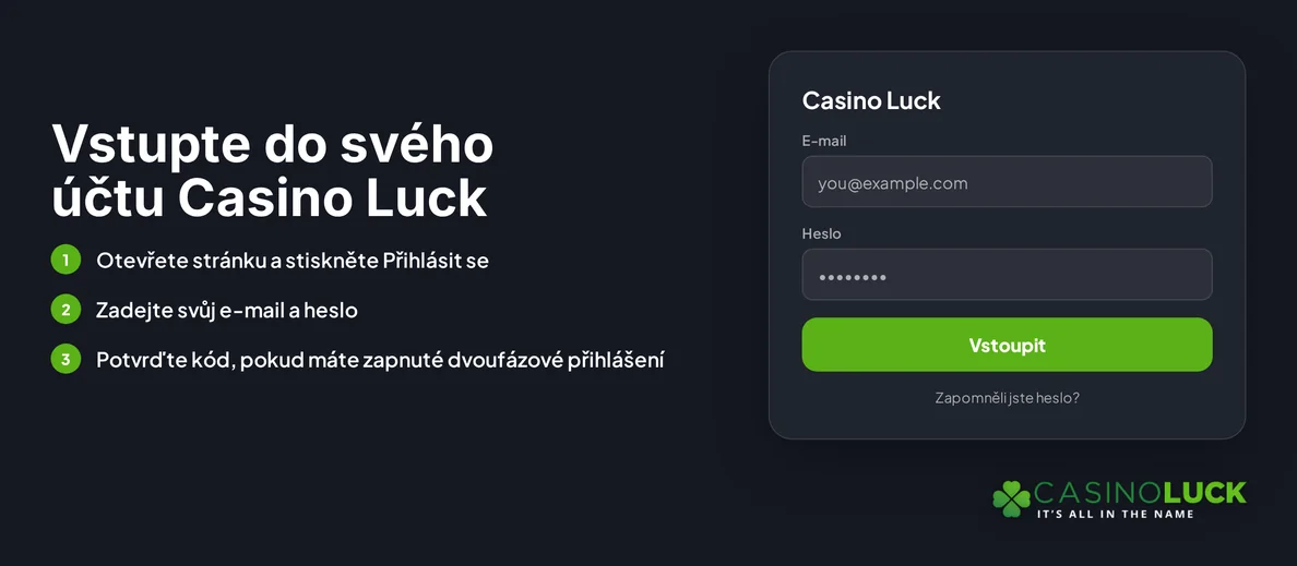 Přihlaste se ke svému účtu
